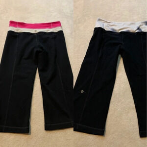 REVERSIBLE Lululemon straight legs Crop pants, 6